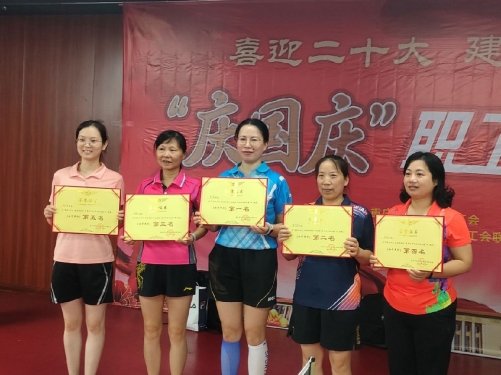 我院代表队在永川区域工会联合会职工乒乓球比赛中“乒”出精彩